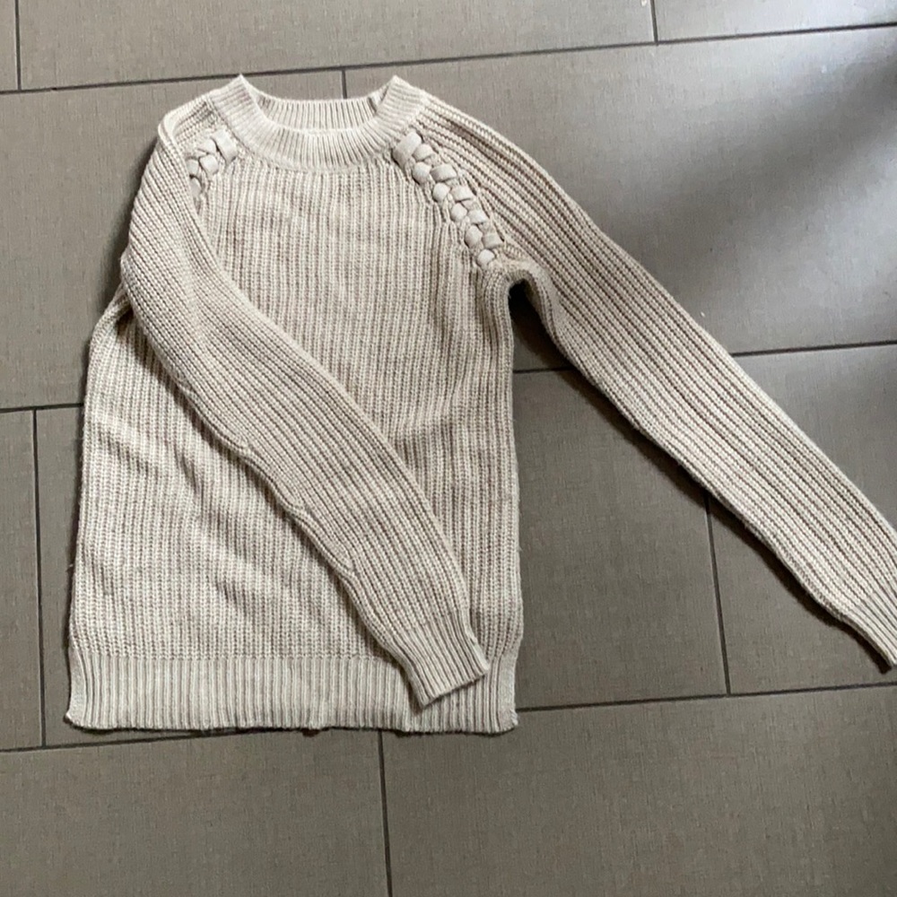 SO perfectly soft cream color sweater